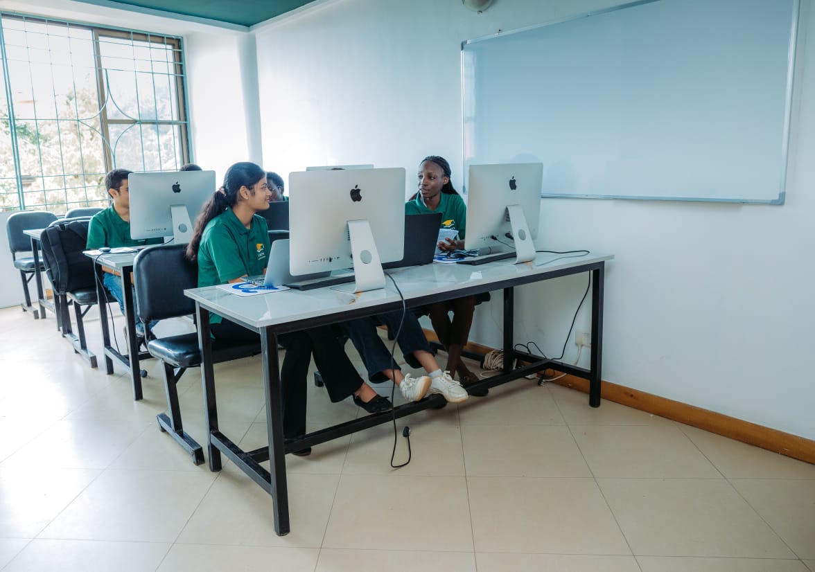 Students learning at Avron Education Services